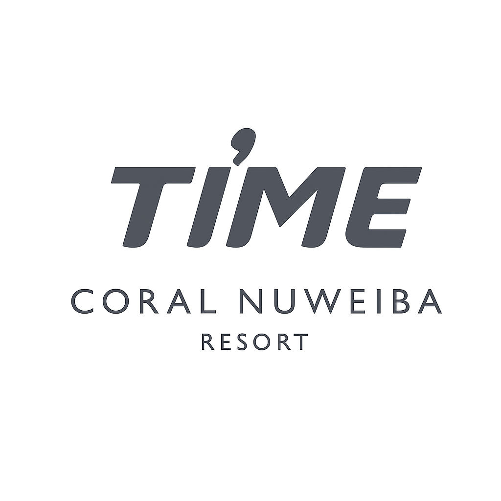 Time Coral Nuweiba Resort logo in grey on white background